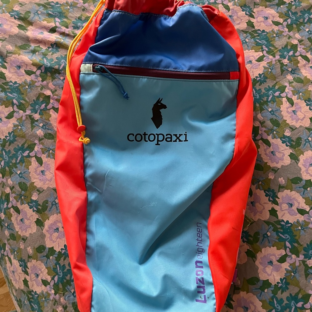 Cotopaxi Luzon Backpack - Red and Light Blue
